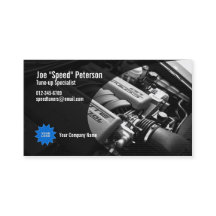 Motor Gray Car Service Business Card