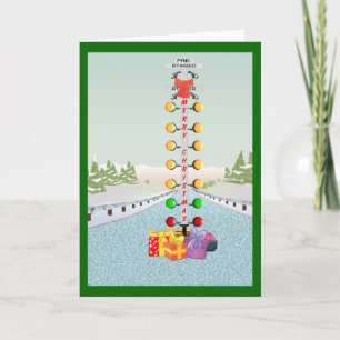 Motor Head Weihnachtskarte Feiertagskarte