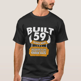 Motor Hotter als Datum - 59 Jahre alt 59. Geburtst T-Shirt