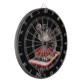 Motor Illusion Art Dartscheibe (Vorderseite Links)