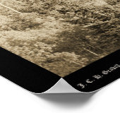 Motor in der Nähe von Black Hills SD WY 1890 Poster (Ecke)