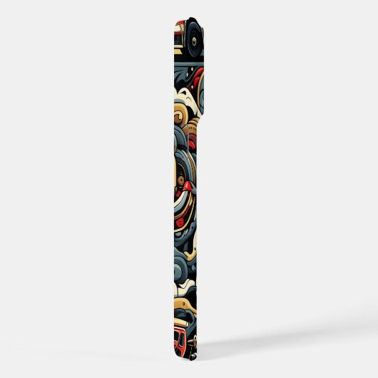 Motor in einer Welt des Gears iPhone Hülle (Rechte Seite)