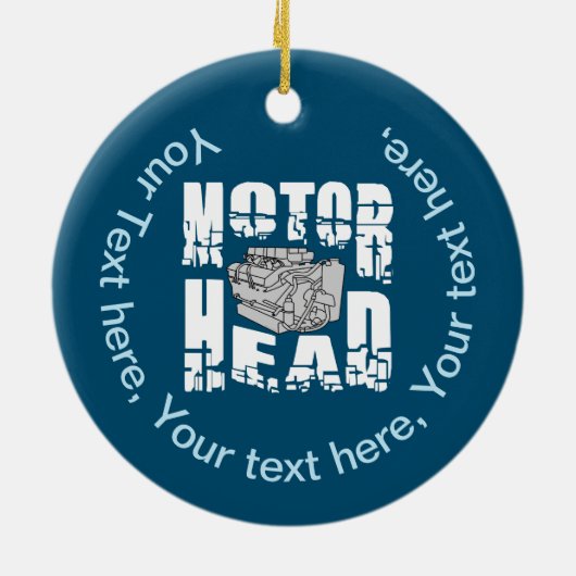 Motor Keramik Ornament (Hinten)