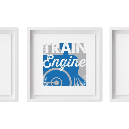 Motor | Kinderzimmer für Kraftfahrzeuge Poster