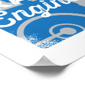 Motor | Kinderzimmer für Kraftfahrzeuge Poster (Ecke)