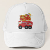 Motor-kleine Feuerwehrmann-T-Shirts und Geschenke Truckerkappe (Vorderseite)