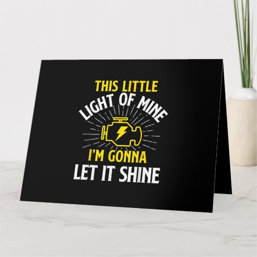 Motor Kontrolle Light - Typ Auto Mechanisch Karte (Vorderseite)