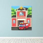 Motor Leinwanddruck (Insitu (Holzboden))