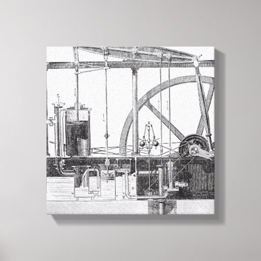 Motor Leinwanddruck (Vorderseite)