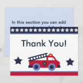 Motor/LKW Vielen Dank Karten (Vorne/Hinten)