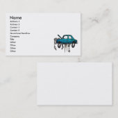 Motor Mechanic Business Card Visitenkarte (Vorne/Hinten)