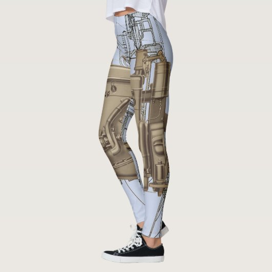 Motor MECHANISCH-ROBOTISCHER WISSENSCHAFTLICHER MO Leggings (Links)