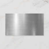 Motor-Metall-Design Automotive Mechanik Auto Visitenkarte (Rückseite)