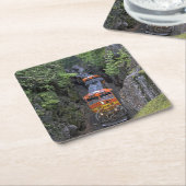 Motor mit Dieselmotor Rechteckiger Pappuntersetzer (angewinkelt)