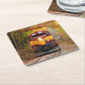 Motor mit Dieselmotor Rechteckiger Pappuntersetzer (angewinkelt)