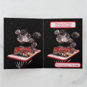 Motor mit Feuerwerkskörpern, Karte (Innenseite)