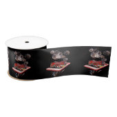 Motor mit Feuerwerkskörpern, Satinband (Spule)