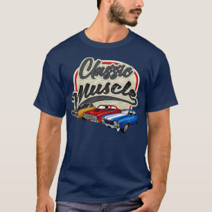 Motor mit klassischer Muskelkraft Autoteile Muskel T-Shirt