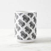 Motor mit Ölfarbe, Kaffeetasse (Mittel)