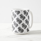Motor mit Ölfarbe, Kaffeetasse (VorderseiteRechts)