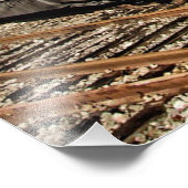 Motor mit rotem und gelbem Dampfzug - Lokomotive A Fotodruck (Ecke)