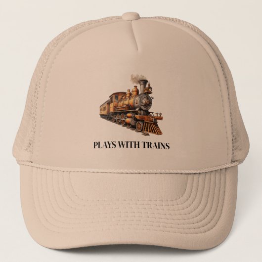 Motor mit Zügen oder Text anpassen Truckerkappe (Vorderseite)