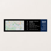 Motor-Motor, Auto-Mechanik und Reparaturen, detail Visitenkarten (Innenseite Aufgefaltet)