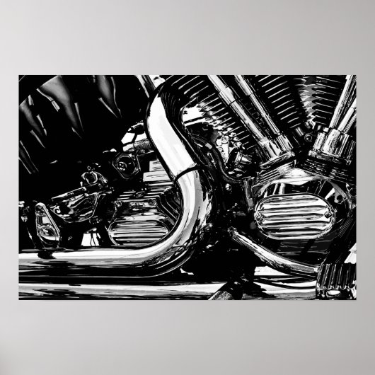 Motor Motor Vector Poster (Vorne)