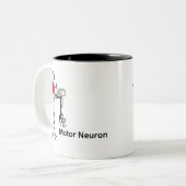 Motor Neuron Zweifarbige Tasse (Vorderseite Links)