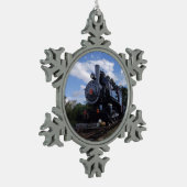 Motor Nummer 2 Schneeflocken Zinn-Ornament (Links)