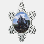 Motor Nummer 2 Schneeflocken Zinn-Ornament (Rechts)