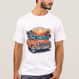 Motor Orange Car T-Shirt