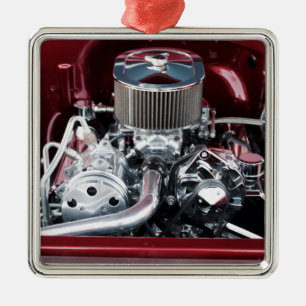 Motor Ornament Aus Metall