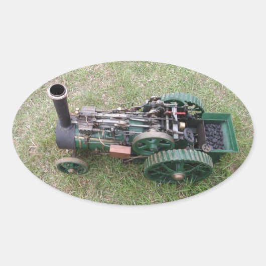 Motor Ovaler Aufkleber (Vorderseite)
