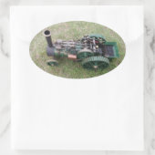 Motor Ovaler Aufkleber (Tasche)