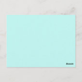 Motor-Pistolen auf Postkarte (Rückseite)