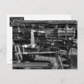 Motor Postkarte (Vorne/Hinten)