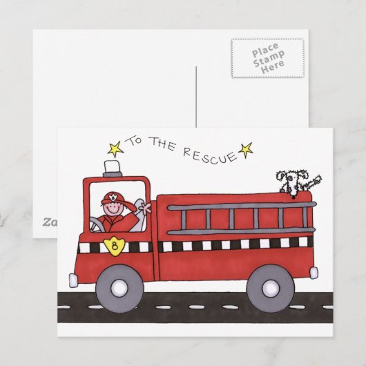 Motor Postkarte (Vorne/Hinten)