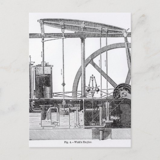 Motor Postkarte (Vorderseite)