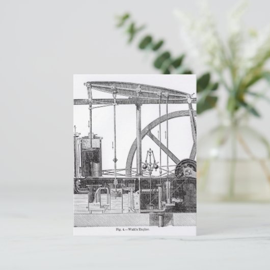 Motor Postkarte (Stehend Vorderseite)