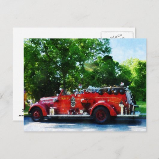 Motor Postkarte (Vorne/Hinten)