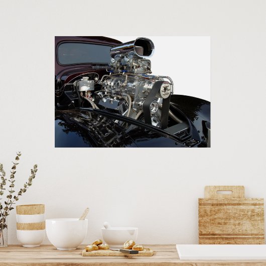 Motor Power Poster (Küche)