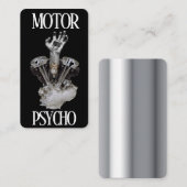 Motor Psycho Business Card Visitenkarte (Vorne/Hinten)