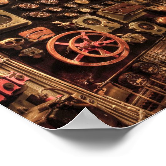 Motor-Raumplakat Poster (Ecke)