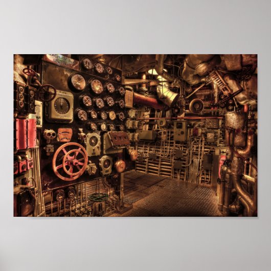 Motor-Raumplakat Poster (Vorne)