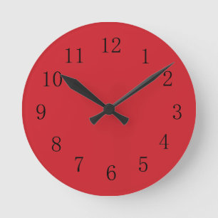Motor Red Kitchen Wall Clock Runde Wanduhr