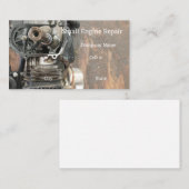 Motor-Reparaturwerkstatt Visitenkarte (Vorne/Hinten)
