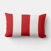 Motor Rot und Weiß Streifen Kissen Babygeschenk (Rückseite)