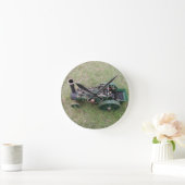 Motor Runde Wanduhr (Zuhause)