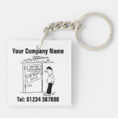 Motor Salvage Car Demontler Schlüsselanhänger (Rückseite)